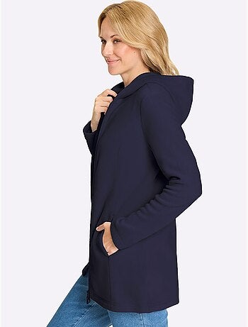 Veste Polaire Coupe Longue Affinante - Taille Standard - Moda Vilona