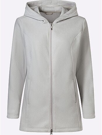 Veste Polaire Coupe Longue Affinante - Taille Standard - Moda Vilona