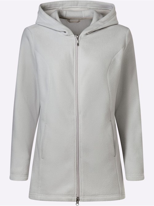 Veste Polaire Coupe Longue Affinante - Taille Standard - Moda Vilona - Kiabi