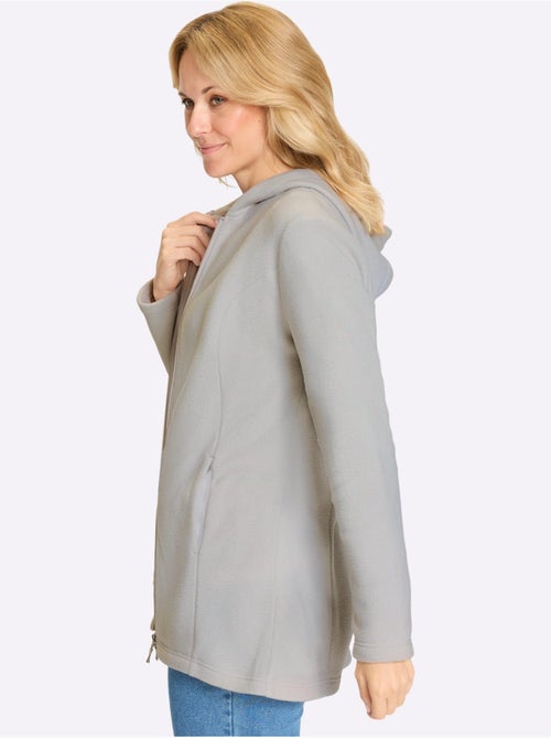 Veste Polaire Coupe Longue Affinante - Taille Standard - Moda Vilona - Kiabi