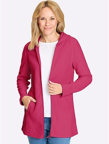 Veste Polaire Coupe Longue Affinante - Taille Standard - Moda Vilona