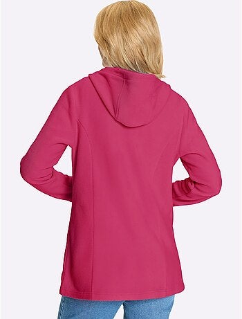 Veste Polaire Coupe Longue Affinante - Taille Standard - Moda Vilona