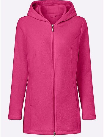 Veste Polaire Coupe Longue Affinante - Taille Standard - Moda Vilona