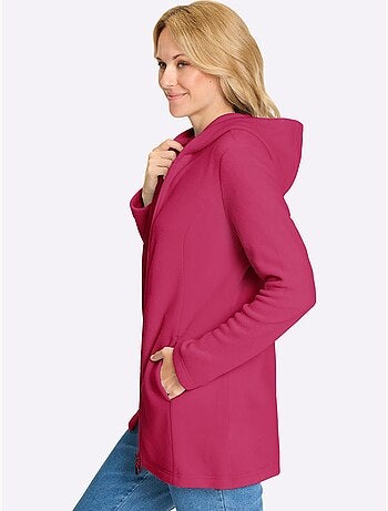 Veste Polaire Coupe Longue Affinante - Taille Standard - Moda Vilona