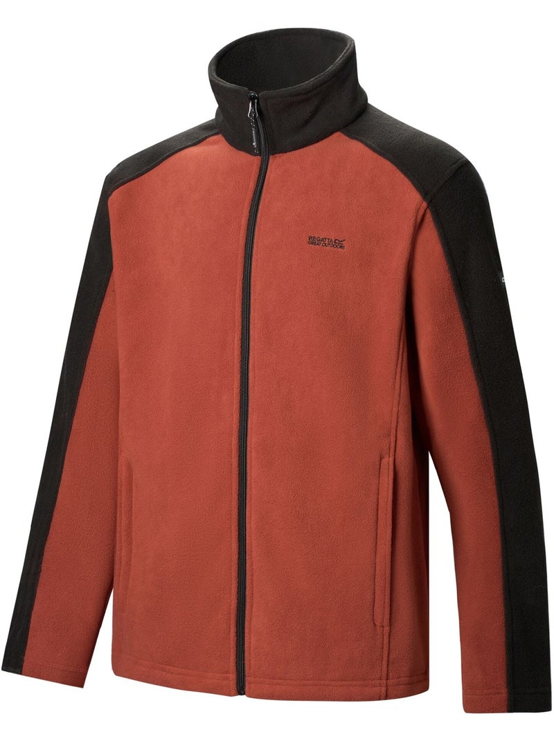 Veste polaire décontractée motif/style bicolore hedman - regatta Rouge bordeaux - Kiabi