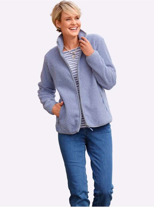 Veste polaire doublure polaire douce - taille standard - witt - Kiabi Veste polaire doublure polaire douce - taille standard - witt - Kiabi