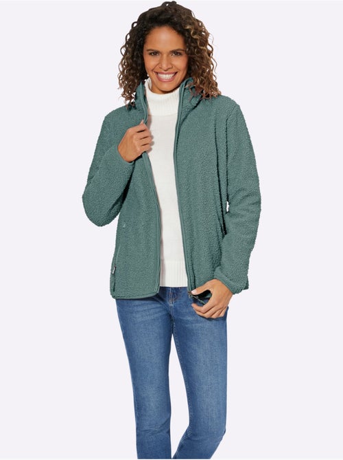 Veste polaire doublure polaire douce - taille standard - witt - Kiabi Veste polaire doublure polaire douce - taille standard - witt - Kiabi