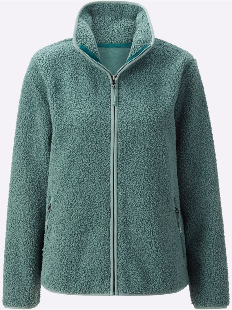 Veste polaire doublure polaire douce - taille standard - witt Vert jade - Kiabi
