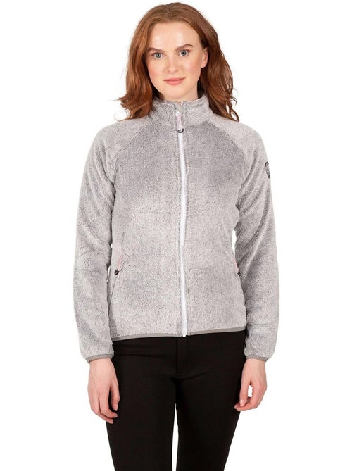 Veste polaire duveteuse à col montant telltale - trespass - Kiabi