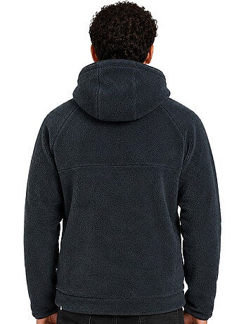Veste polaire en sherpa à capuche udaforaf – kaporal