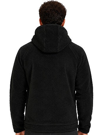 Veste polaire en sherpa à capuche udaforaf – kaporal