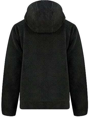 Veste polaire en sherpa à capuche udaforaf – kaporal