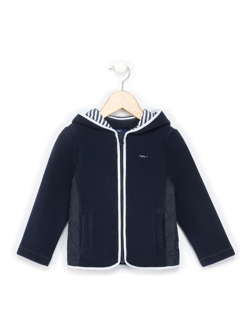 Veste Polaire Enfant Terre de Marins Bleu - Kiabi