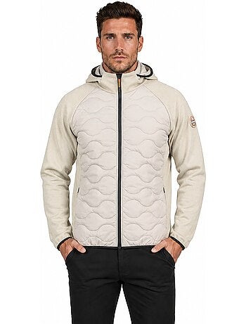 Veste polaire épaisse bi-matière à capuche tenessoeak – canadian peak