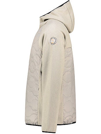 Veste polaire épaisse bi-matière à capuche tenessoeak – canadian peak