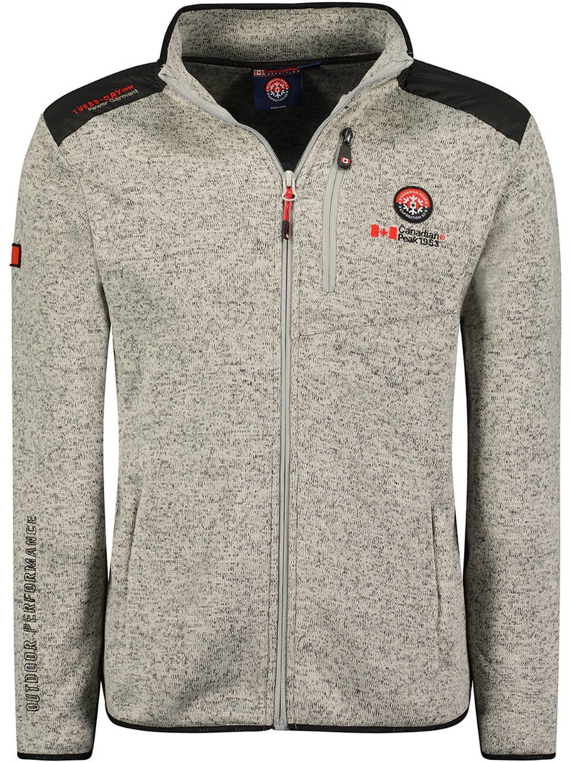 Veste polaire épaisse tavideak – canadian peak Gris clair - Kiabi