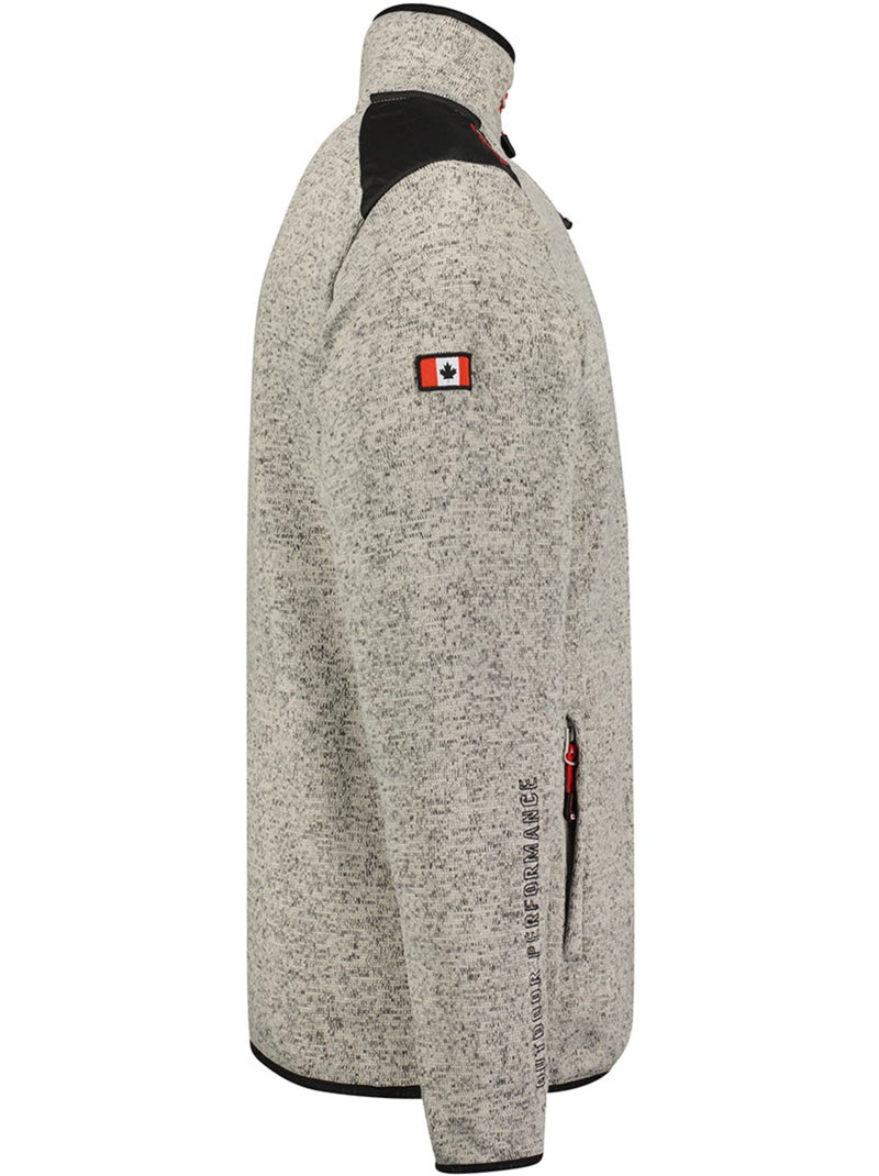 Veste polaire épaisse tavideak – canadian peak Gris clair - Kiabi