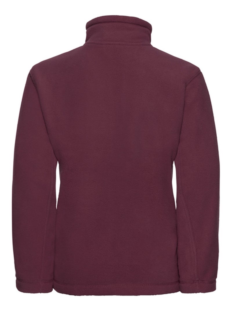 Veste polaire extérieur - russell Bordeaux - Kiabi