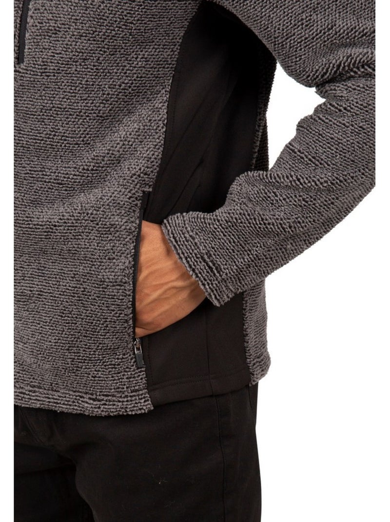Veste polaire farantino - trespass Gris foncé - Kiabi