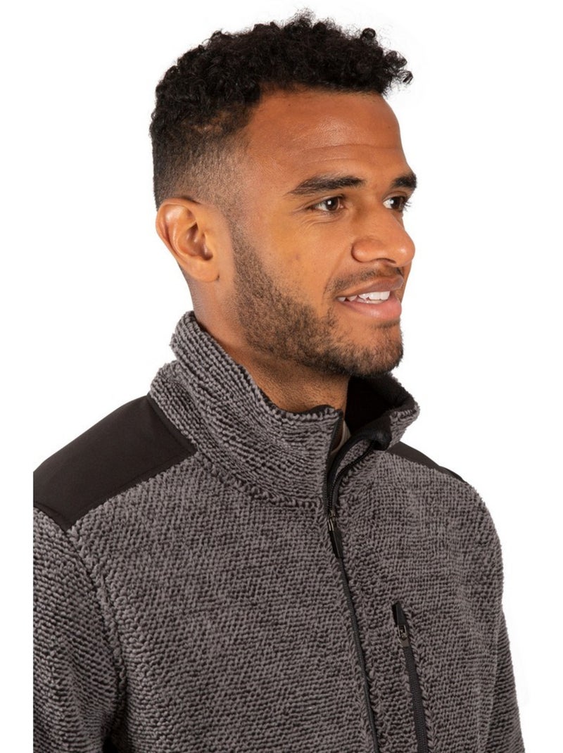 Veste polaire farantino - trespass Gris foncé - Kiabi