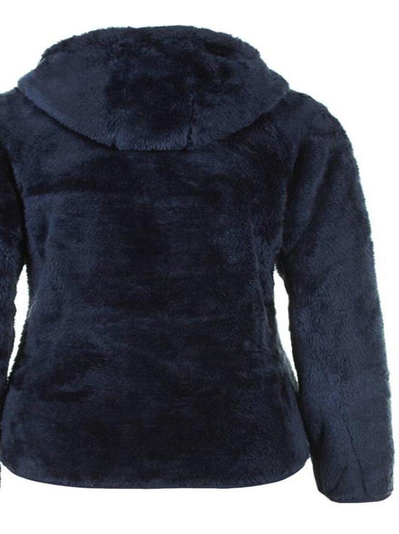 Veste polaire fille FALANZO - PEAK MOUNTAIN Bleu marine - Kiabi
