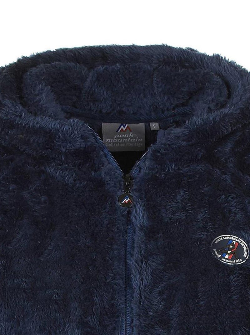 Veste polaire fille FALANZO - PEAK MOUNTAIN Bleu marine - Kiabi