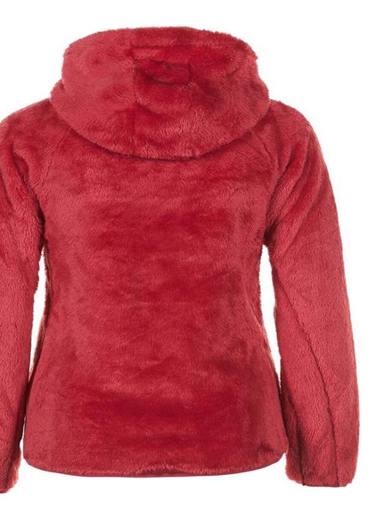 Veste polaire fille FALANZO - PEAK MOUNTAIN Rouge - Kiabi