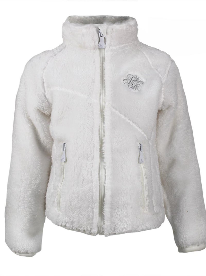 Veste polaire fille FARIANE - PEAK MOUNTAIN Blanc - Kiabi