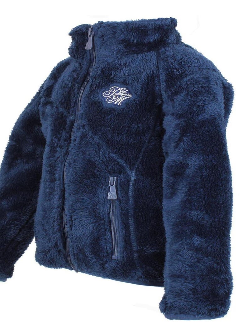 Veste polaire fille FARIANE - PEAK MOUNTAIN Bleu marine - Kiabi