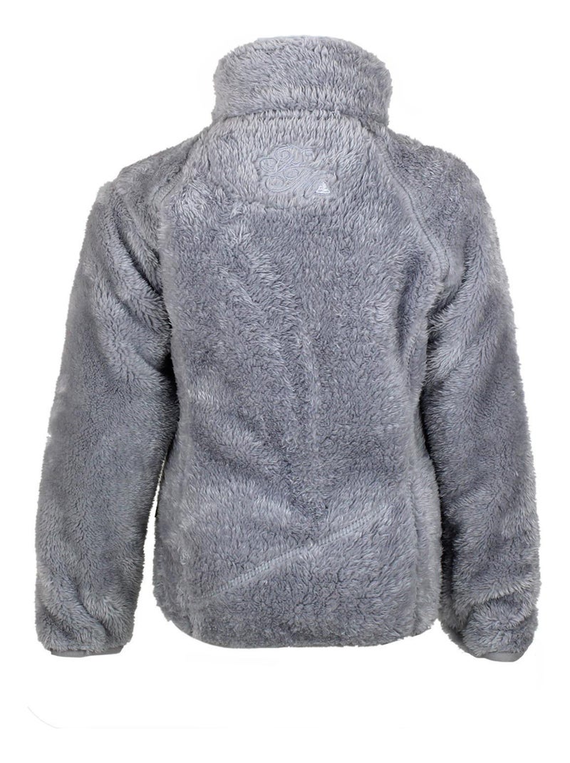 Veste polaire fille FARIANE - PEAK MOUNTAIN Gris - Kiabi