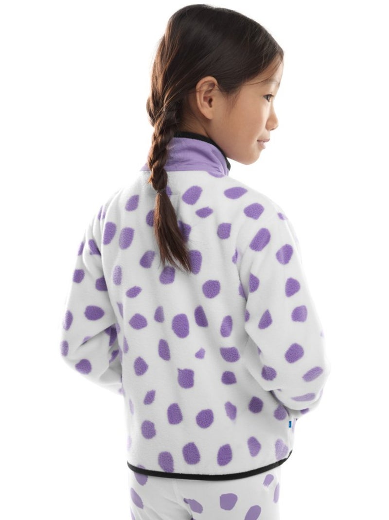 Veste polaire fille sports d'hiver enfants popsicle-g Violet - Kiabi