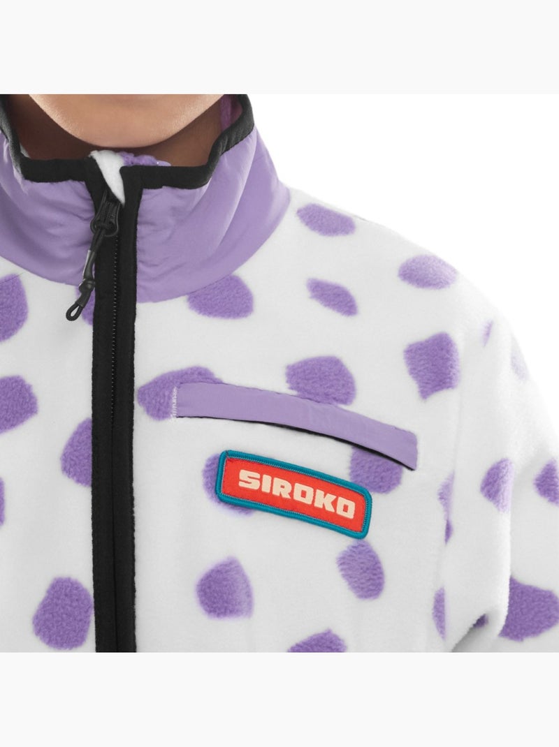 Veste polaire fille sports d'hiver enfants popsicle-g Violet - Kiabi