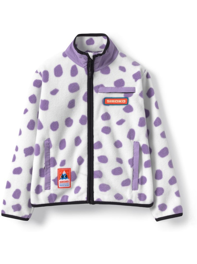 Veste polaire fille sports d'hiver enfants popsicle-g Violet - Kiabi