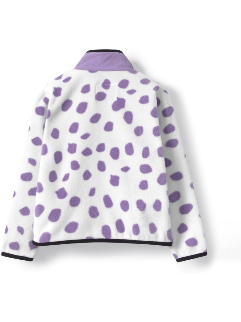 Veste polaire fille sports d'hiver enfants popsicle-g Violet - Kiabi
