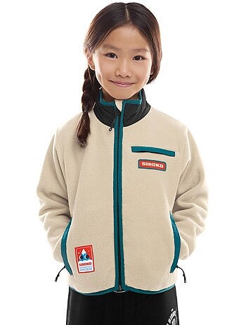 Veste polaire fille sports d'hiver enfants spy-g