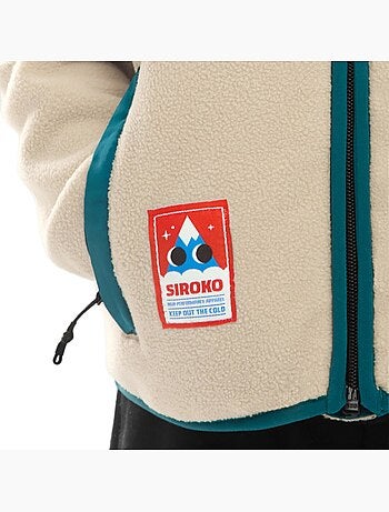 Veste polaire fille sports d'hiver enfants spy-g