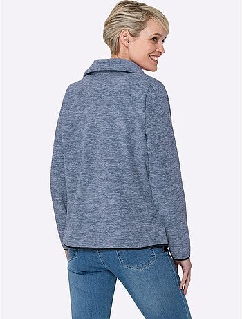 Veste polaire fils chinés - taille standard - moda vilona