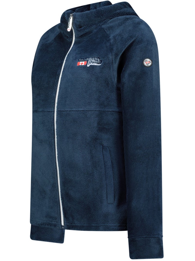 Veste polaire fine à capuche ulotteak – canadian peak Bleu marine - Kiabi