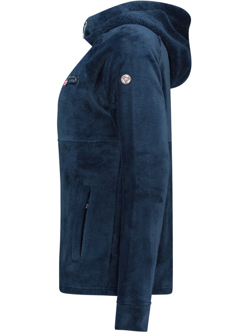 Veste polaire fine à capuche ulotteak – canadian peak Bleu marine - Kiabi