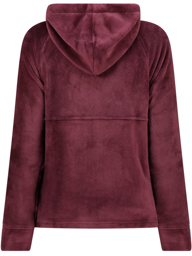 Veste polaire fine à capuche ulotteak – canadian peak Bordeaux - Kiabi