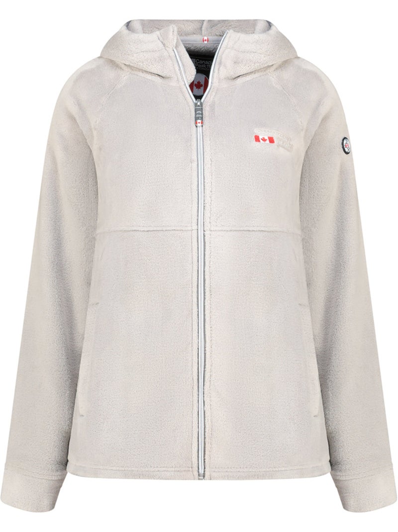 Veste polaire fine à capuche ulotteak – canadian peak Gris clair - Kiabi