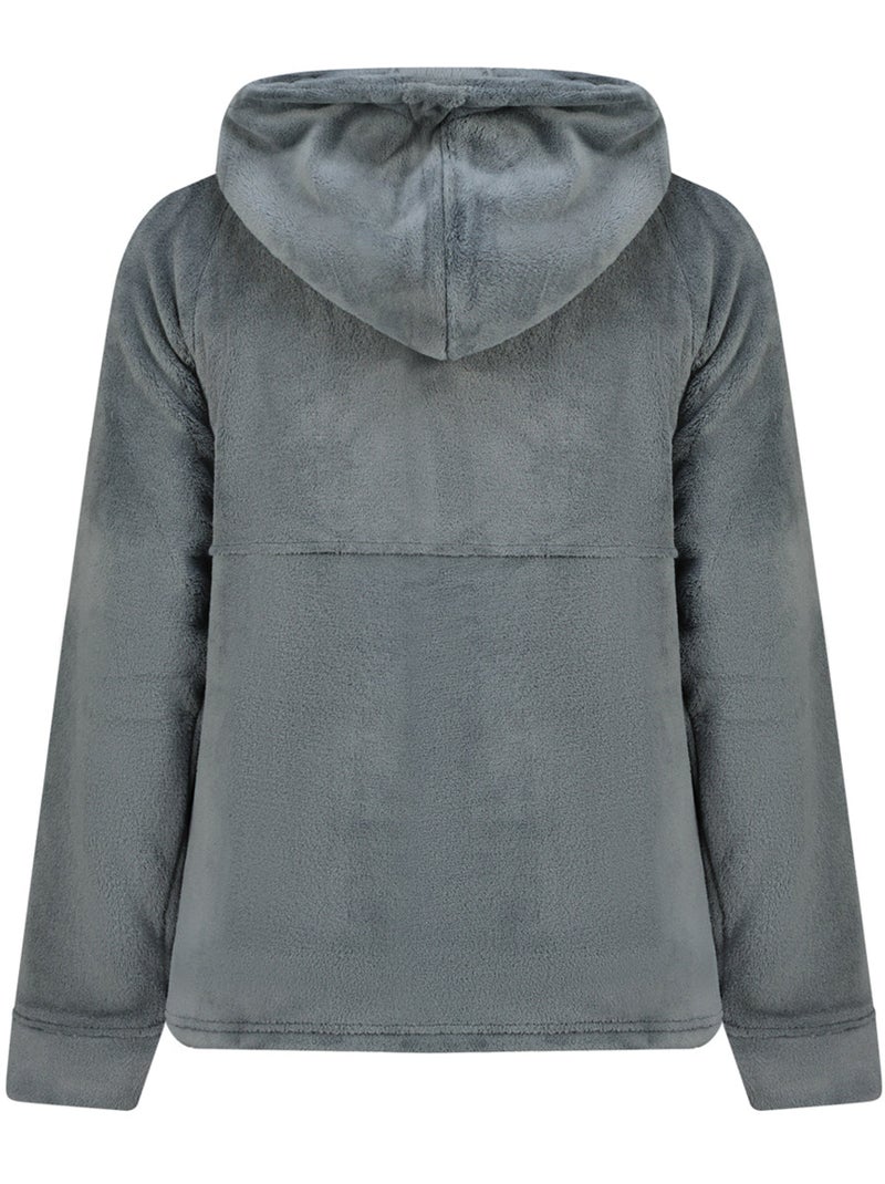 Veste polaire fine à capuche ulotteak – canadian peak Gris foncé - Kiabi