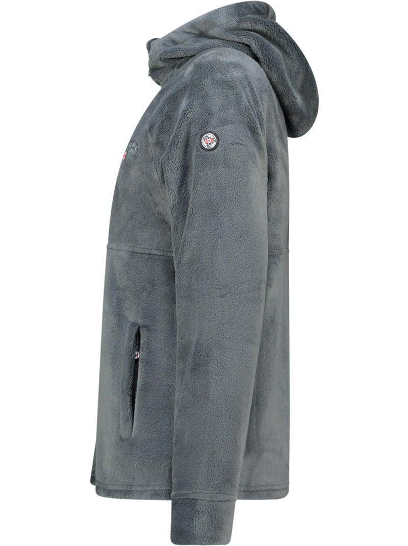 Veste polaire fine à capuche ulotteak – canadian peak Gris foncé - Kiabi