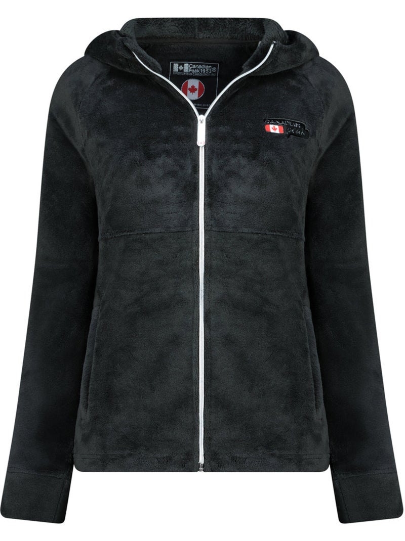 Veste polaire fine à capuche ulotteak – canadian peak Noir - Kiabi