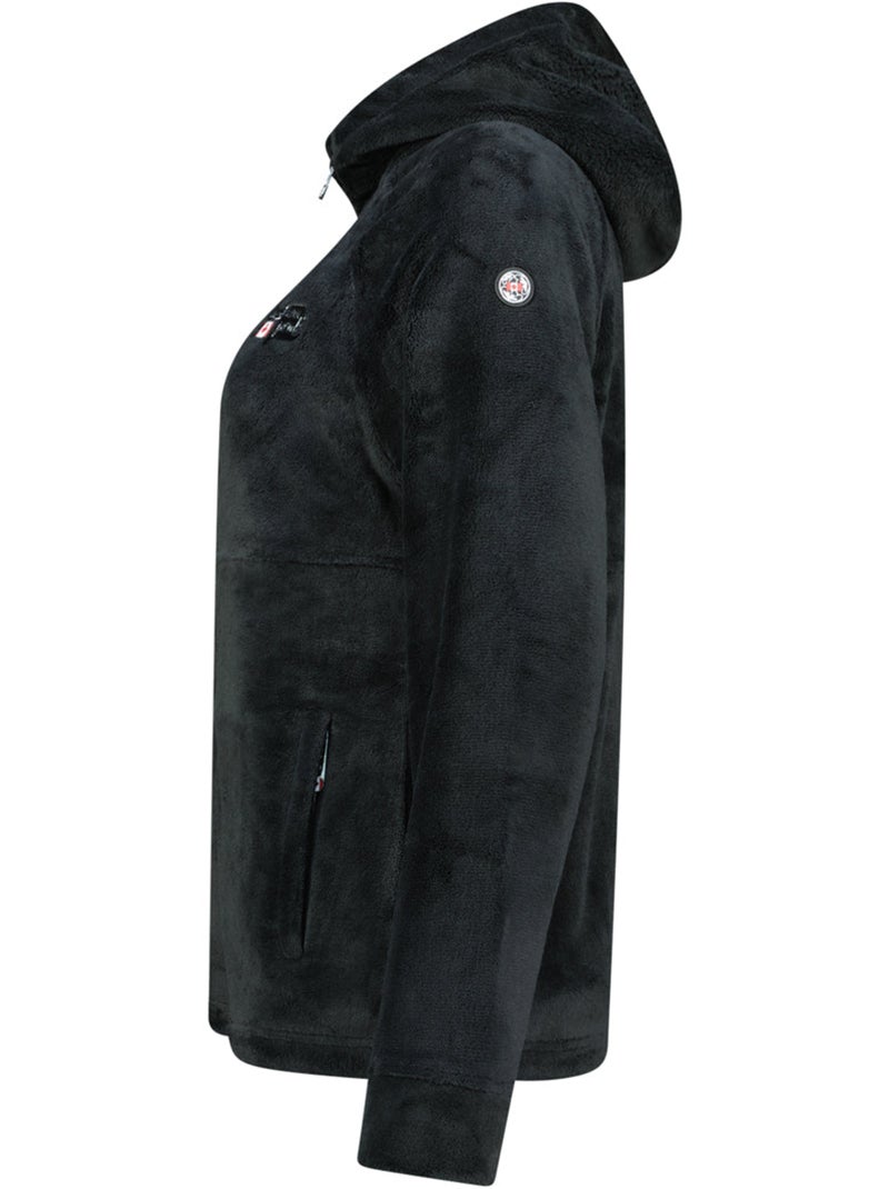 Veste polaire fine à capuche ulotteak – canadian peak Noir - Kiabi