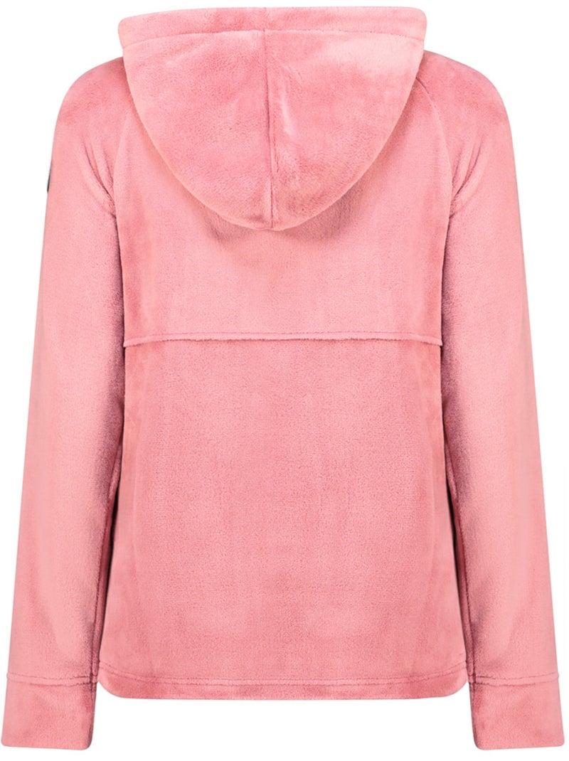 Veste polaire fine à capuche ulotteak – canadian peak Rose poudré - Kiabi
