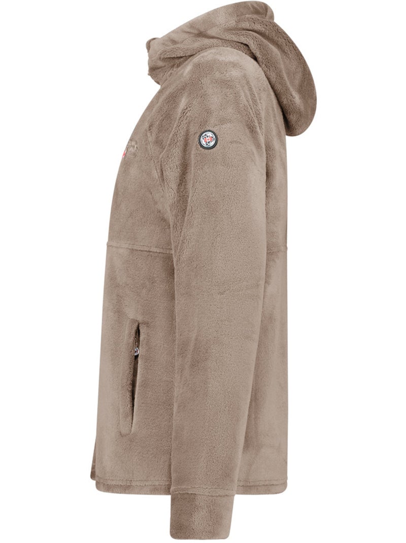 Veste polaire fine à capuche ulotteak – canadian peak Taupe - Kiabi