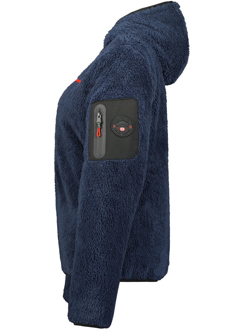 Veste polaire fine col montant ulebeak – canadian peak Bleu marine - Kiabi