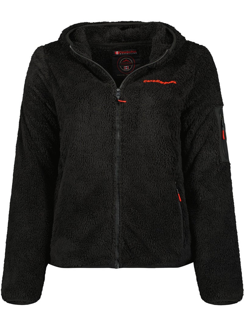 Veste polaire fine col montant ulebeak – canadian peak Noir - Kiabi