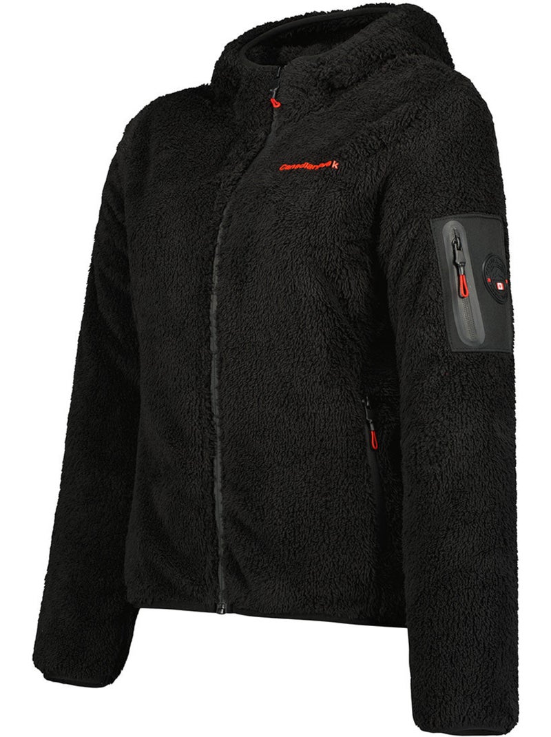 Veste polaire fine col montant ulebeak – canadian peak Noir - Kiabi